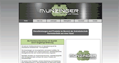 Desktop Screenshot of munzinger-kurvengetriebe.de